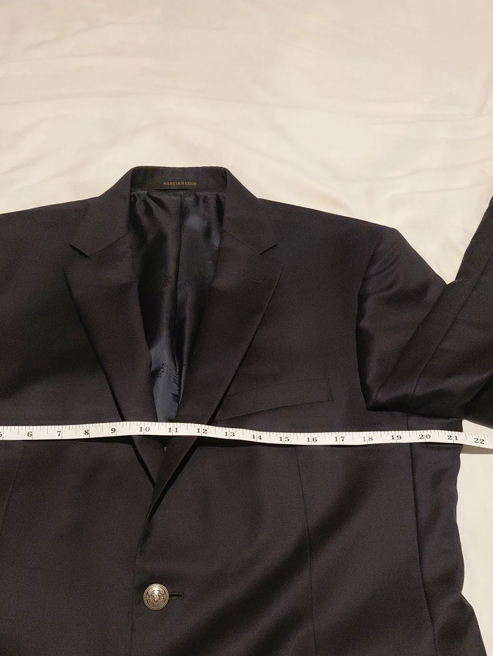 Jos A Bank Reserve 100% Wool Men's Two-Button Blazer 42L in Navy